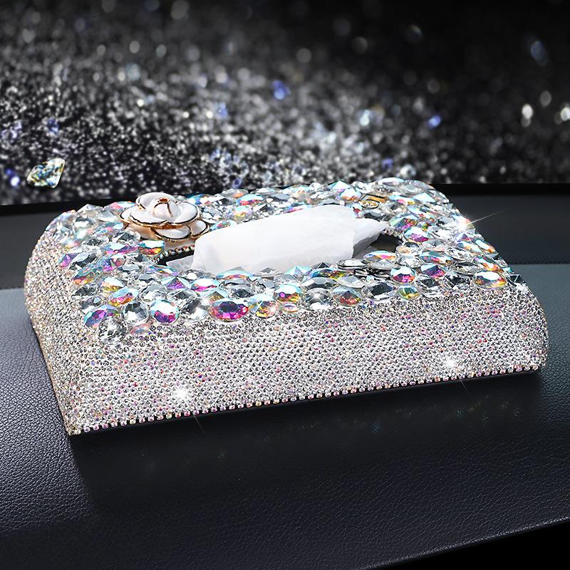 

Роскошная коробка для салфеток, держатель для салфеток в машину, коробка для туалетной бумаги, коробка для хранения полотенец для туалетной бумаги, домашний декор, автомобильные аксессуары