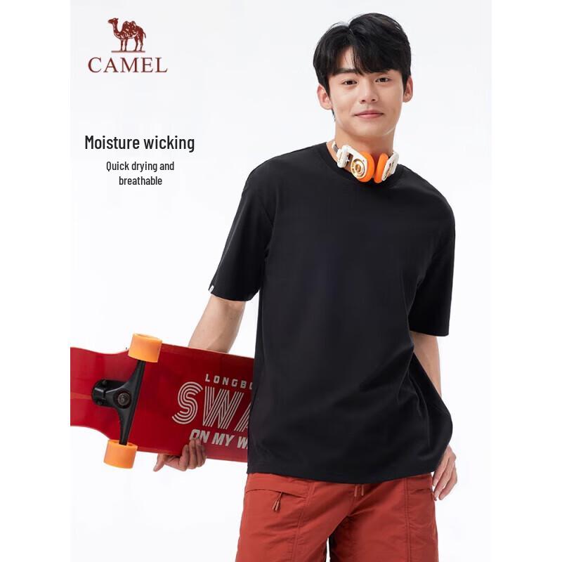 Camel 2025 Men's Breathable Short Sleeve Sports T-Shirt A15BAVV152