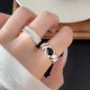 Niche Design High-End Retro Ring Women'S Thread Ring Arm Fashion Personality Cool Handsome Open Ring Trendy Cool