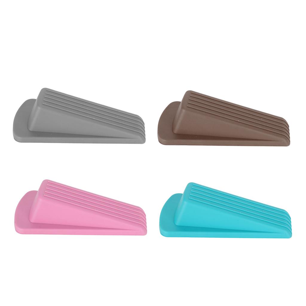 6 buc. Opritoare de ușă Groase Flexibile Stivuibile Anti-Deformare Pană de ușă pentru Spațiu de 1,2 in