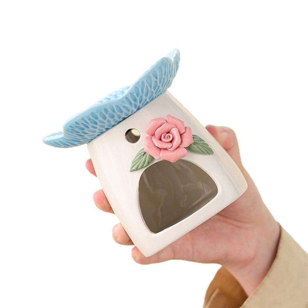 Eco-Friendly Flower Aromatherapy Stove Heat Resistant Essential Oil Diffuser  Yoga Room