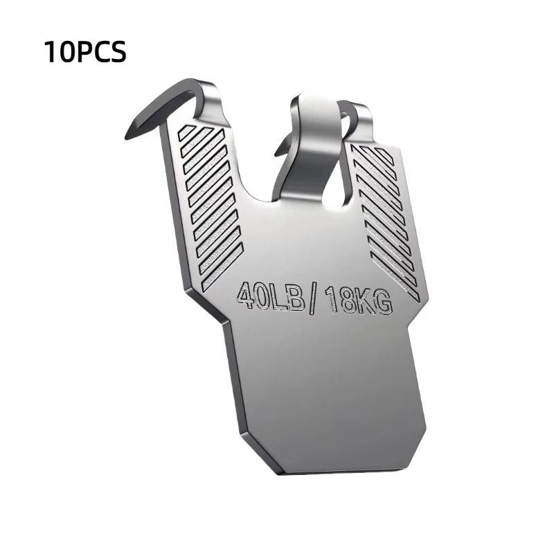 8/10/12/15/20/40Pcs Room Office Decor Tool Claw Drywall Picture Hanger Wall Hooks For Hanging Picture Mirror Photo Poster Kit