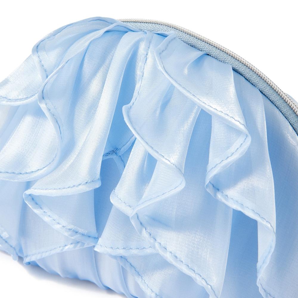 Franc Franc Japan Organza Flower Pouch S Light Blue
