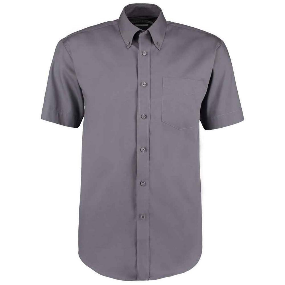 Kustom Kit Mens Premium Oxford Classic Short-Sleeved Shirt
