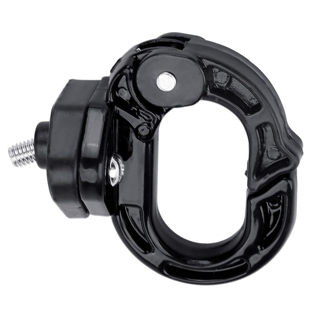 Elektrisk skoter framklo 12 kg lastkapacitet Handväskkrok för motorcykel (Svart)