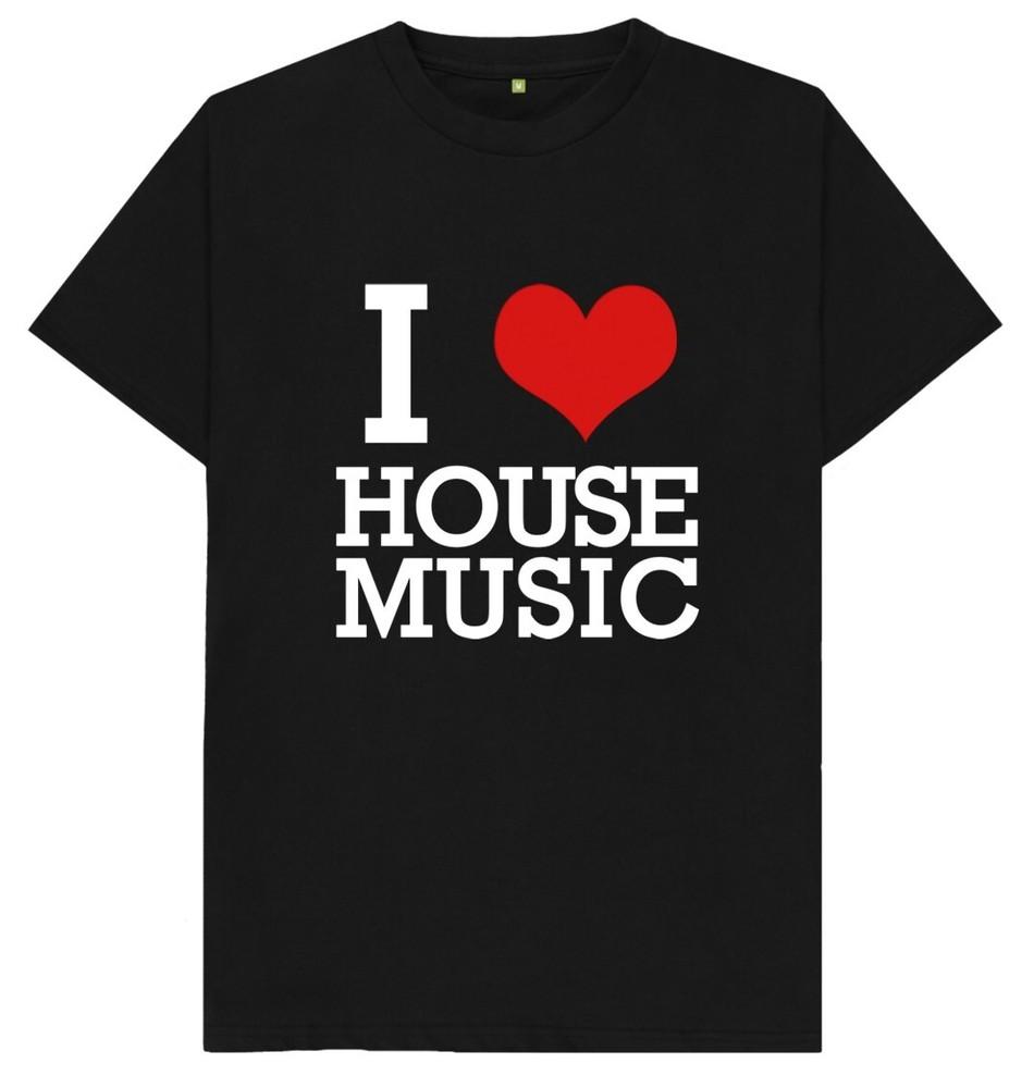 I Love House Music Music Festival House Music Tech House Acid T Shirt