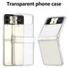 Mobile Phone Clear Cover Case for Samsung Galaxy Z Flip 7 FE 6 5 5G Flip7 Flip6 Flip5 Flip3 Flip4 Flip 3 4 Protection Funda