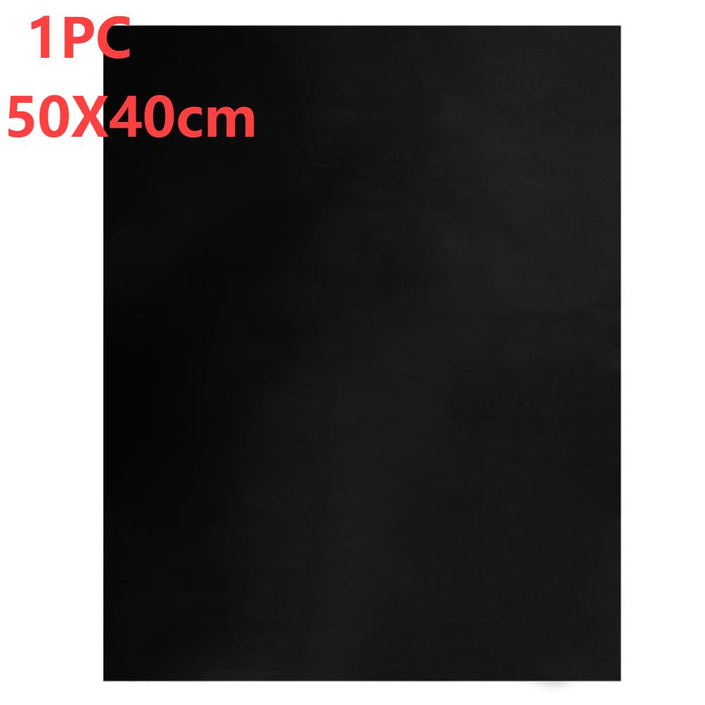 1-5PCS 40x50/33X40cm Oven Liners Grill Mat On Stick BBQ Grill Liners Reusable Arbecue Baking Liners Cook Pad Microwave Oven Tool