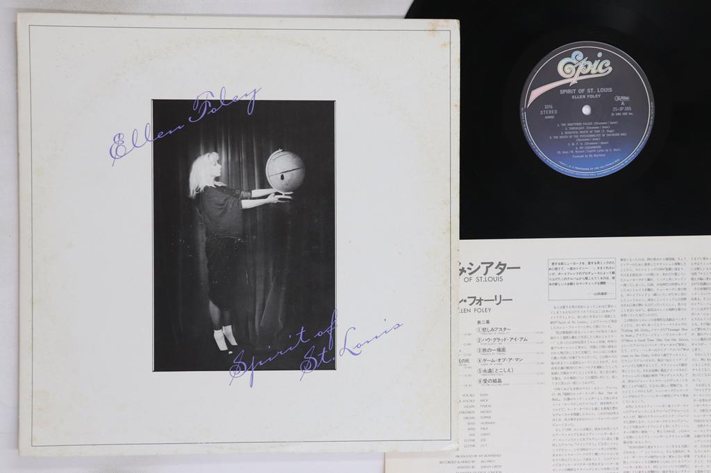 LP Record ELLEN FOLEY - Spirit Of St. Louis 253P265 EPIC 1981 Japan Rock Used