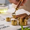 8-Piece Wooden Handle Stainless Steel Measuring Cup and Spoon Set