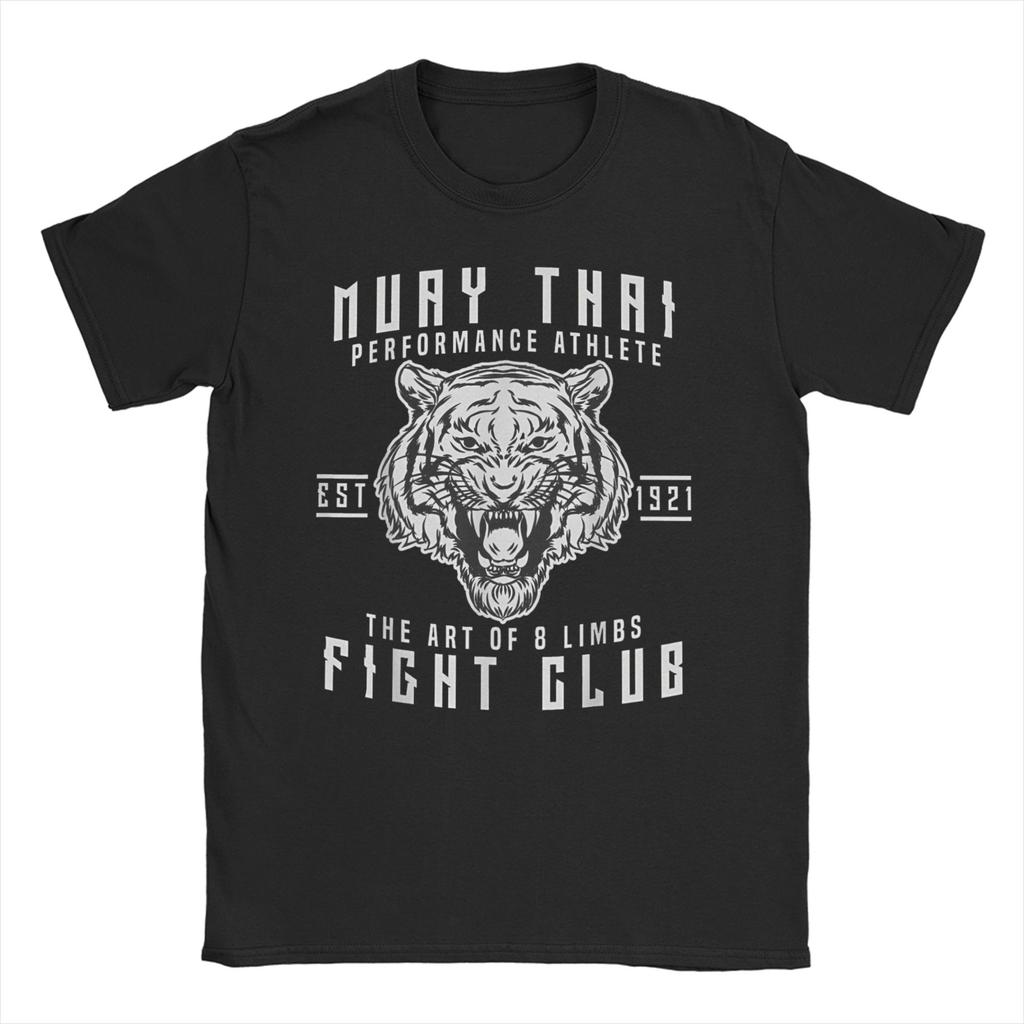 Men Women Thai Art Tigers Muay Thai T Shirts Cotton Clothes Funny Short Sleeve Round Collar Tees Unique TShirt