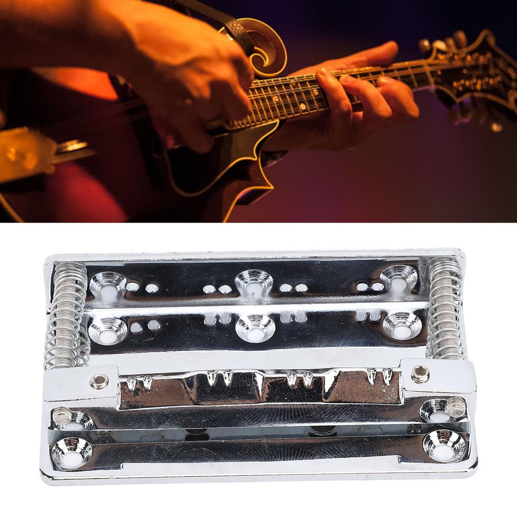 Mandolin Bridge Cr Alloy 8 String Metal Mandolin Bridge Musical Instrument Accessories