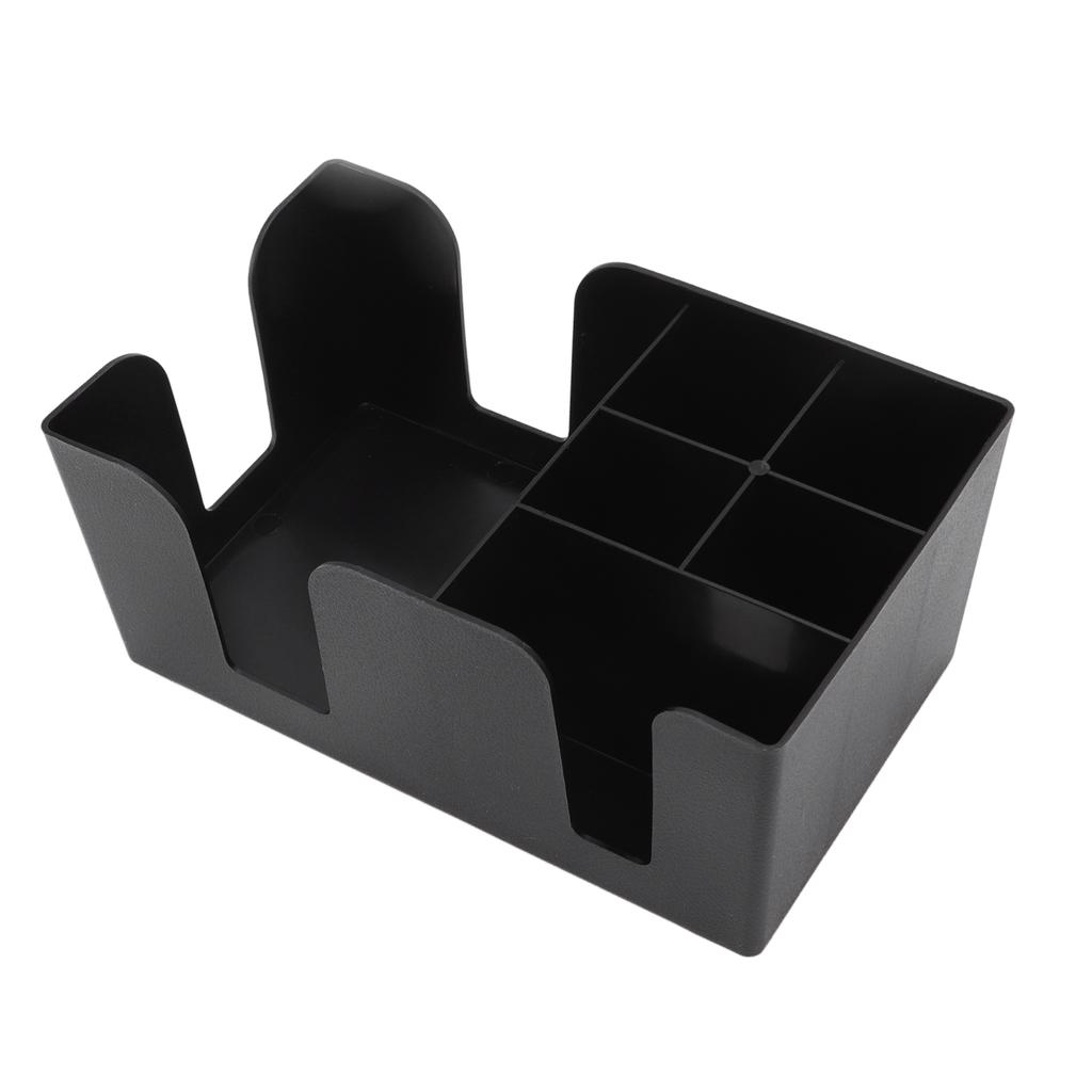 Coffee Station Organizer Multifunction Classification ABS Upright Coffee Condiment Organizer with 6