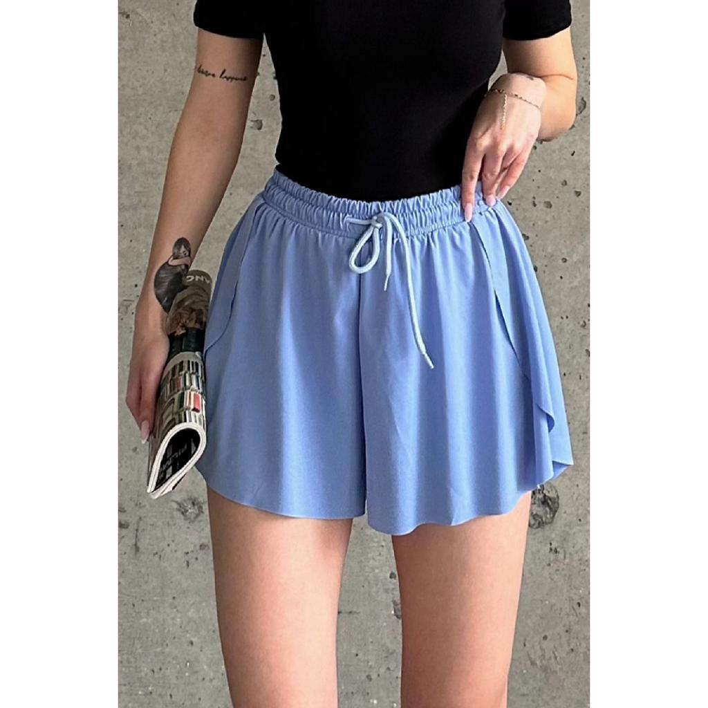 Black Loose-fit Tights Sports Shorts