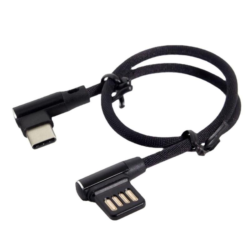 

Flexible 90Degree Angled USB2.0 Type C Charger Cord Highly speed Data Transfer for Smartphones Tablets Accessories 1