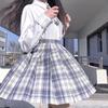 Japanese Academy Style JK Uniform Set - Long/Short Sleeve, Pleated Skirt for Female Students