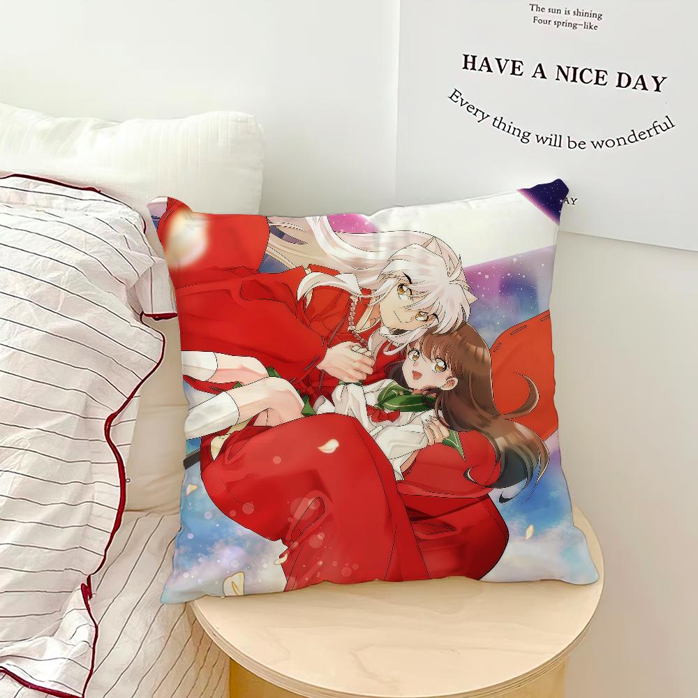 Anime Classic I-Inuyasha K-Kikyo Y-Yashahime Comfortable Soft Hogar Pillowcase Sofa Living Room Bed Home Decor Protective Covers