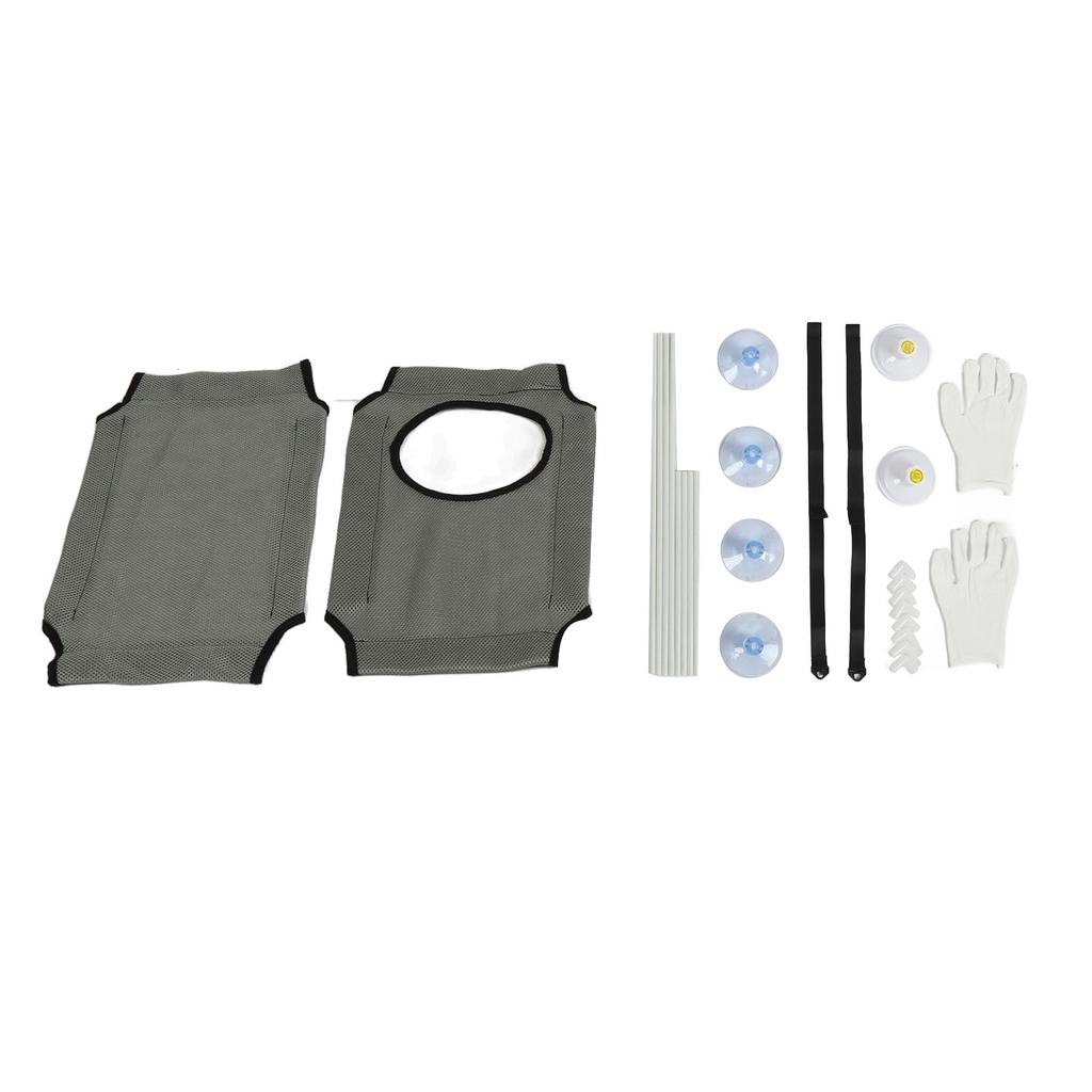 Cat Window Hammock Bed Sturdy Suction Cup Double Layer Soft Easy Installation Cat Window Perch Hammock Seat for Balcony