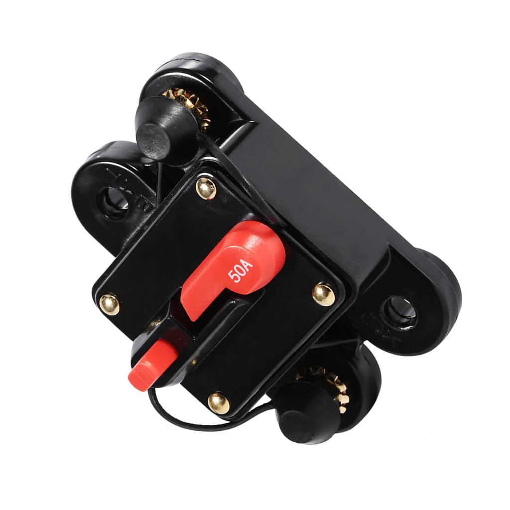 50Amp  100Amp Circuit Breaker Reset Fuseholder Car Boat Fuse Holder Waterproof 12 24V New 50A