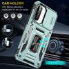 For Samsung Galaxy A36 5G/A56 5G Case Kickstand Slide Lens Lid PC + TPU Drop-Proof Phone Cover