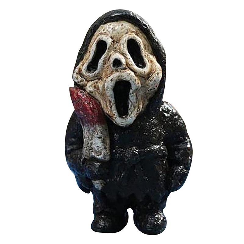 Spooky Horror Gnomes For Halloween Garden Decoration Hand-crafted Resin Figurines