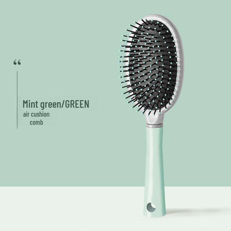 Women's Long Hair Air Cushion Comb with Scalp Massage - Anti-Curling and Fluffy Airbag Design