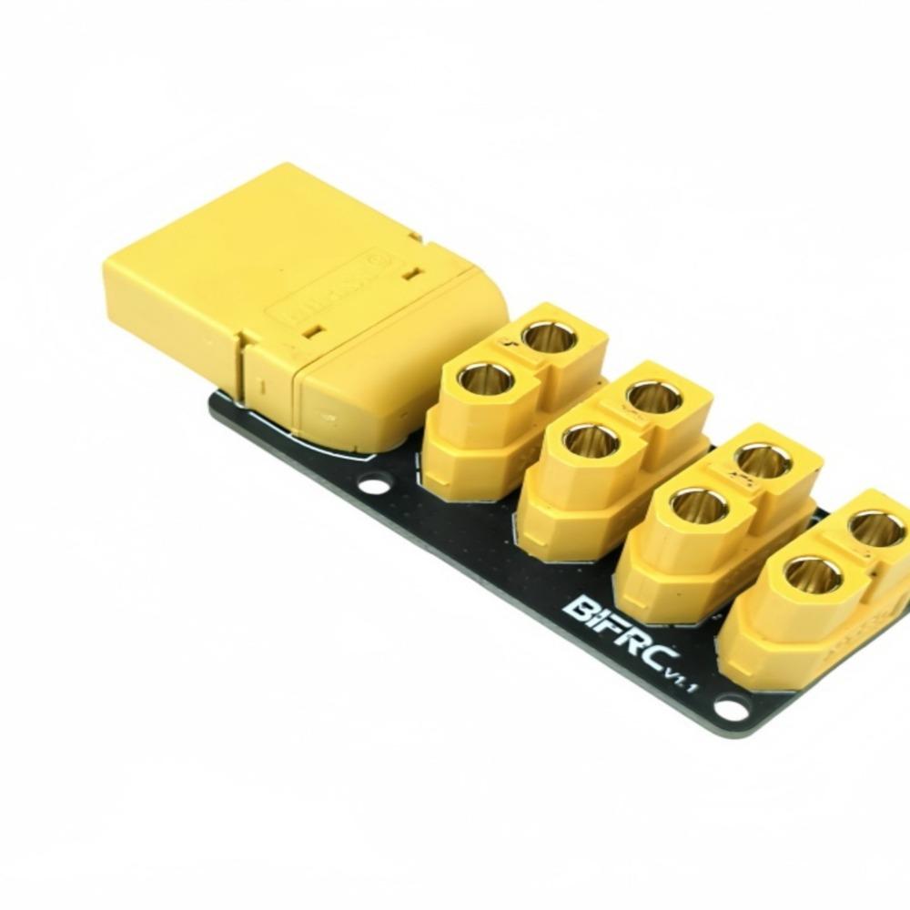 

XT60 Connector Power Distribution Board 4 Channel Plug Distribution Board RC Model Car No Base