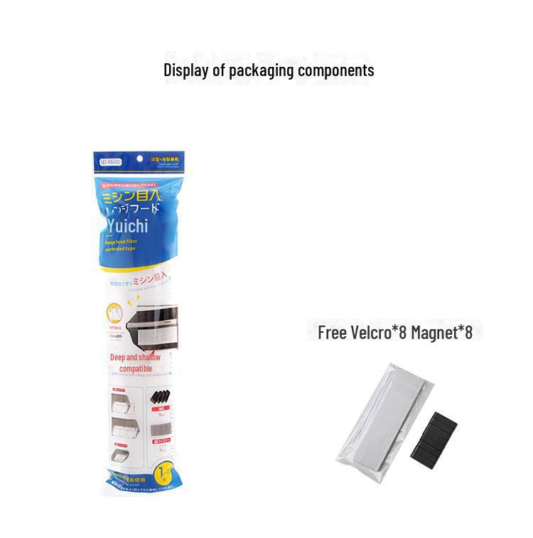 Oil-Proof Kitchen Range Hood Filter: Thick, Absorbent, Fireproof Film for Household Use