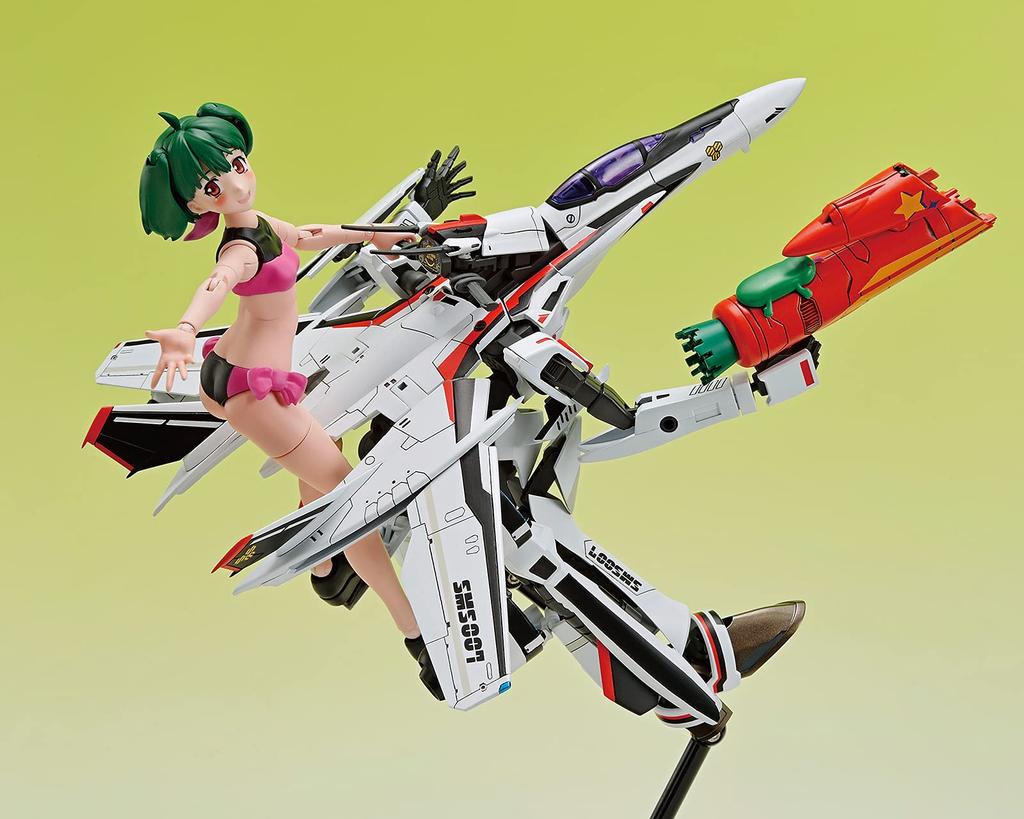 Aoshima Bunka Kyozaisha VFG Macross Frontier Messiah Ranka Lee Height 150mm Plastic Model VF-25F Approx. Color-coded MC-09