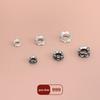 Sterling Silver 999 Lotus Flower Base Crystal Bead Holder for DIY Bracelet and Rope Weaving