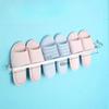 1pc High-class Aluminum Slipper Rack Wall Mount Bathroom Bedroom Shoe Hanging Holder Toilet Wall Door Towel Storage Shelf