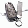 Zinc Alloy Leather Car Key Case Cover For Peugeot 208 2008 308 3008 508 408 307 4008 Citroen C3 C4 C5 C6 C8 Keychain Accessories