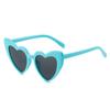 Fashion new love women's sunglasses European and American trend hinge tooth peach heart sunglasses personalized glasses