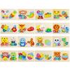 Toddler Montessori Puzzle: Animal Food Chain & Number Recognition Game.