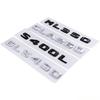 ABS Car Rear Trunk Emblem Sticker Letter Decal for Mercedes Benz C63 A45 E320L E350L S400L A220L ML350 GLS450 CLA260 Accessories