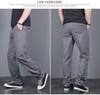 Men's Plus Size Pure Cotton Casual Pants - Spring/Autumn Trendy Workwear 2024
