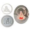 Candle Holder Silicone Molds Rings Cats Dog Candlestick Mould Craft Supplies Plaster Molds for Table Decorations