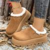 Fashion 2025 New Women Platform Boots Comfortable Luxury Fashion Ankle Boots Women Casual Thickened Fluff Shoes Woman Zapatos De Mujer