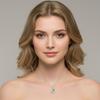 Elegant Butterfly Sunflower Pendant Necklace Women - Plated Copper Lightweight Chic Statement Jewelry