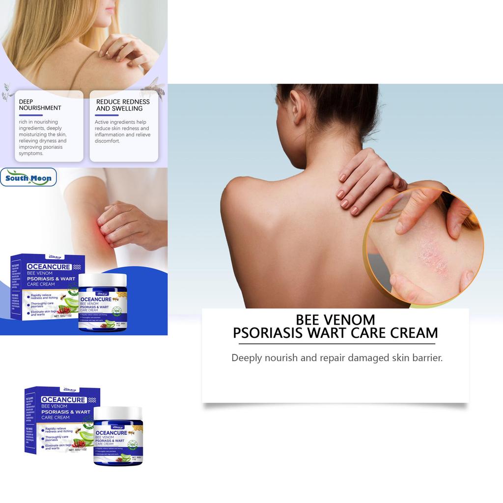 South Moon Skin Care Cream Gentle Cleansing Relieves Discomfort Hydrates Skin