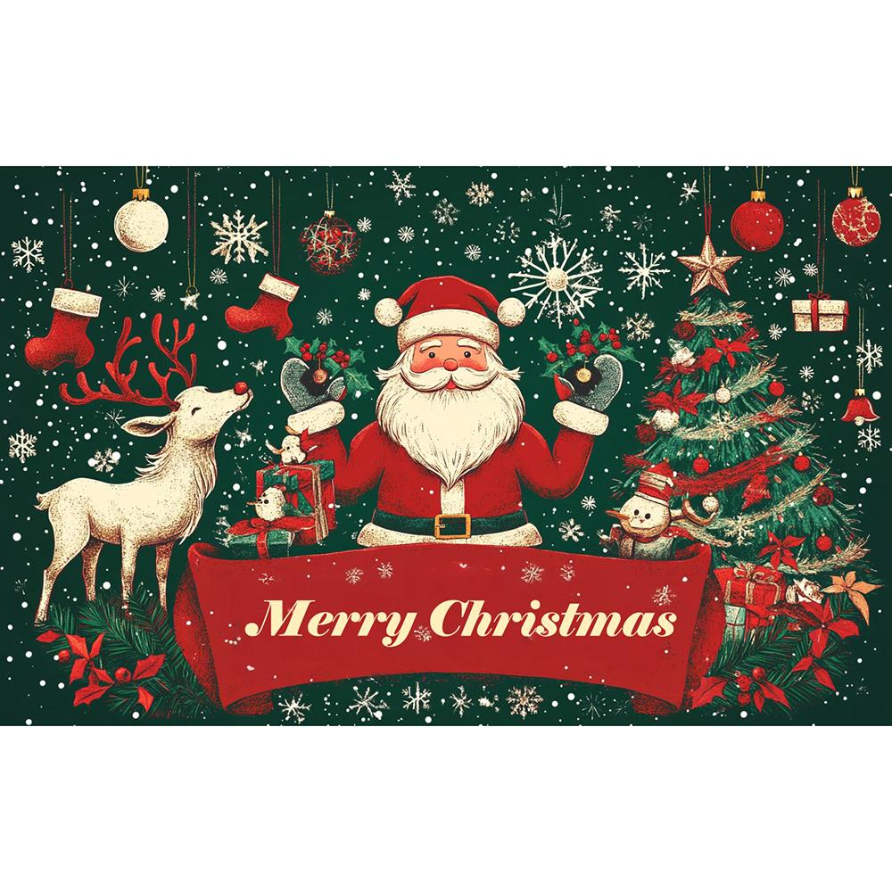 Frohe Weihnachten Banner 2025 Weihnachten Heimparty Dekoration Hintergrund Weihnachten Fotografie Hintergrund Requisiten Frohes Neues Jahr 2026 Deko