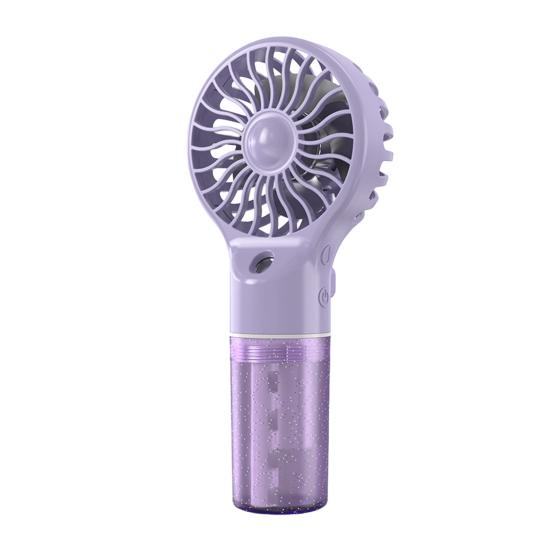 Misting Handheld Fan with 4 Speeds Settings Portable Mist Spray Summer Cooling Fan USB Rechargeable Travel Outdoor Personal Fan