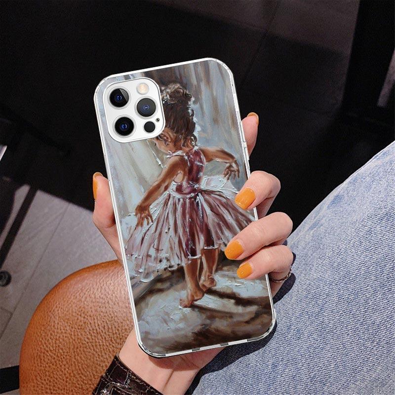 

Ballerina Ballet Dancing Phone Case For iPhone 17 Air 16 Pro Max 16E 15 + 14 Plus 11 12 13 Mini 7 8 SE Gift Print Cover Fundas 1 iPhone 16E
