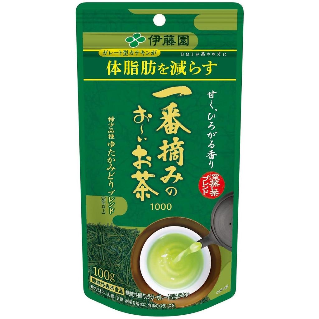 Ito En Ichiban Tsumi No Oi Ocha Yutaka Midori Blend 100g Functional Food 1000 Tea Leaves