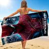1Pc Spiderman Urban Heroism Beach Towel, Quick Dry, Multi-Use for Beach Pool Gym Yoga Home Travel, Christmas, Halloween, Xmas Gift S929469