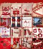 Wedding Double Happiness Decoration Set: Complete House & Hotel Room Decor with Garland for Bride