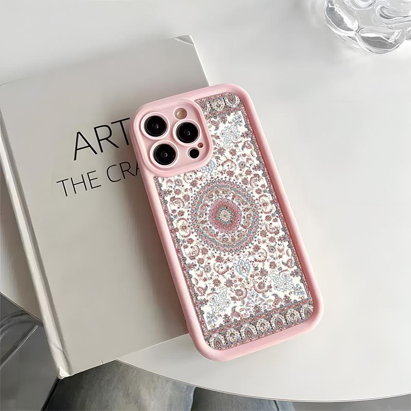 Retro design phone case suitable for iPhone 17 16 15 14 13 12 11 Pro/Max/Plus anti drop and shockproof back cover