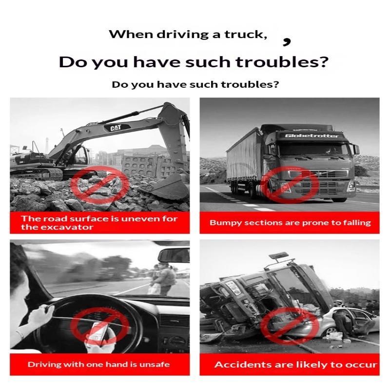 Truck Bus Phone Mount Hands Free 360 Rotation Stable Anti-Shake Grip Universal for Truck Bus Drivers GPS Use