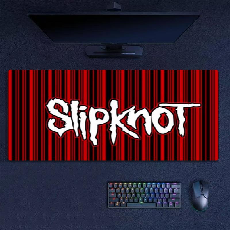 Slipknot Mask Horror Graphic Large Desk Mat Non Slip Gaming Mouse Pad for Computer Desk Rock Band Fan Decor