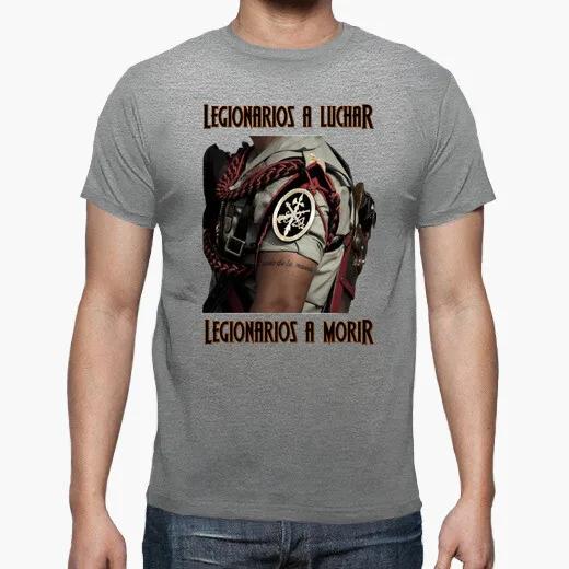 

Legión Espaola. Legion Fight, Legion Die. Spanish Legion Motto T Shirt New 100% Cotton Short Sleeve O-Neck Casual Mens T-shi... S разноцветный